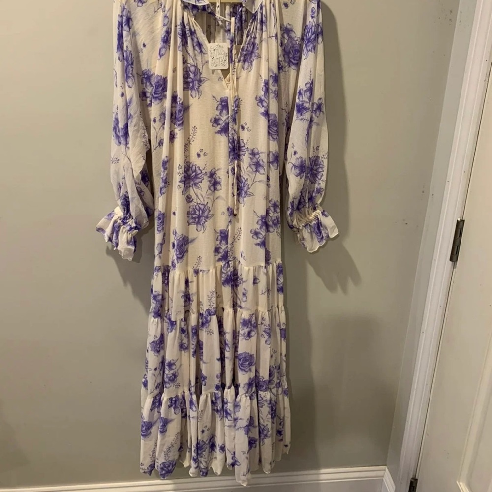 NWT Free People Feeling Groovy Maxi Dress - Picture 10 of 10